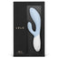 Lelo Ina 3 - Dual-Action Massager -dual motors w/ 10 vibration modes & 30% more power for her G-spot & clitoral pleasure. Seafoam, package image
