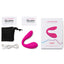 Lovense Quake - Bluetooth Adjustable Dual Vibrator. The flexible dual motor Lovense Quake vibrator that cups the G-spot & clitoris perfectly & is app-compatible for more ways to play, solo or together. Pink, what's in the box