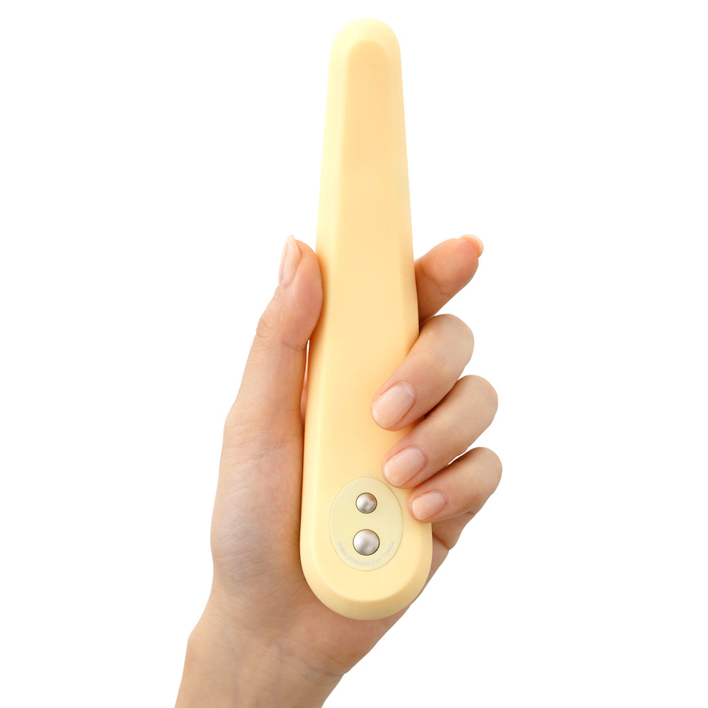 Hand Holding Iroha Mikazuki Vibrator Waterproof Silicone USB-Rechargeable Sex Toy for Beginners