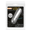 Mini Vibe Bullet - bullet vibrator has 10 vibration settings in its travel-ready body & is waterproof. Silver, package