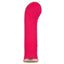 California Exotics Uncorked Merlot Ribbed Rings Bullet Vibrator Pink & Gold Rechargeable Waterproof Women's Sex Toy Side