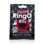 Screaming O - Ring O Ritz,reusable silicone cockring is super-stretchy to fit men of almost any size & restricts blood flow away from the penis to help him last longer. Red, package image