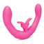 Pink Together Double-Ended Couples G-Spot & Clitoral Rabbit Vibrator for Lesbians