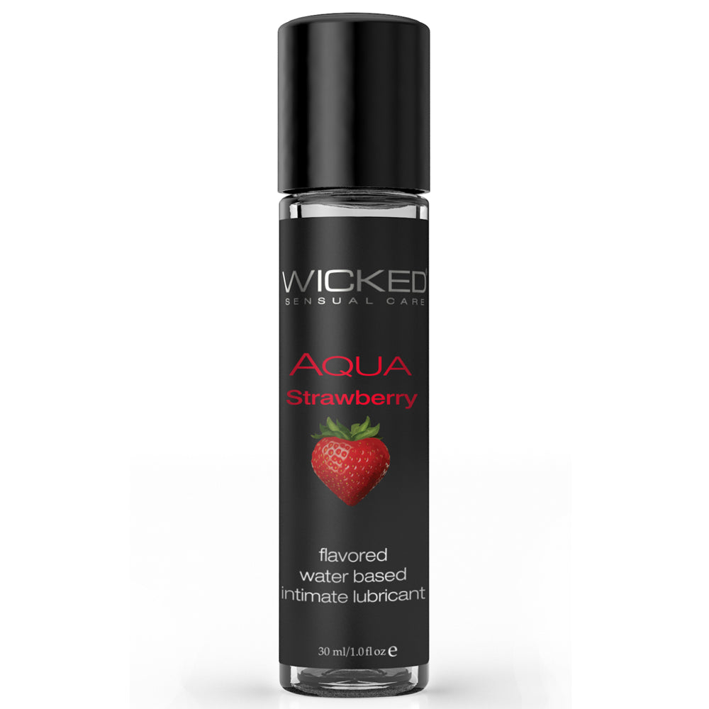 Wicked® Aqua - Strawberry Flavoured Lubricant 30ml