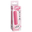 OMG! Bullets - Rechargeable #Play Vibrating Bullet - 10 wicked vibration modes in a sleek silicone body that's waterproof & rechargeable for endless fun. Pink, package image