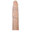 Adam & Eve Adam's 3" Realistic Penis Extension Sleeve has a firm 3" tip to lengthen your erection & increases girth by 1.8cm w/ a realistic phallic head & veiny shaft! (2)