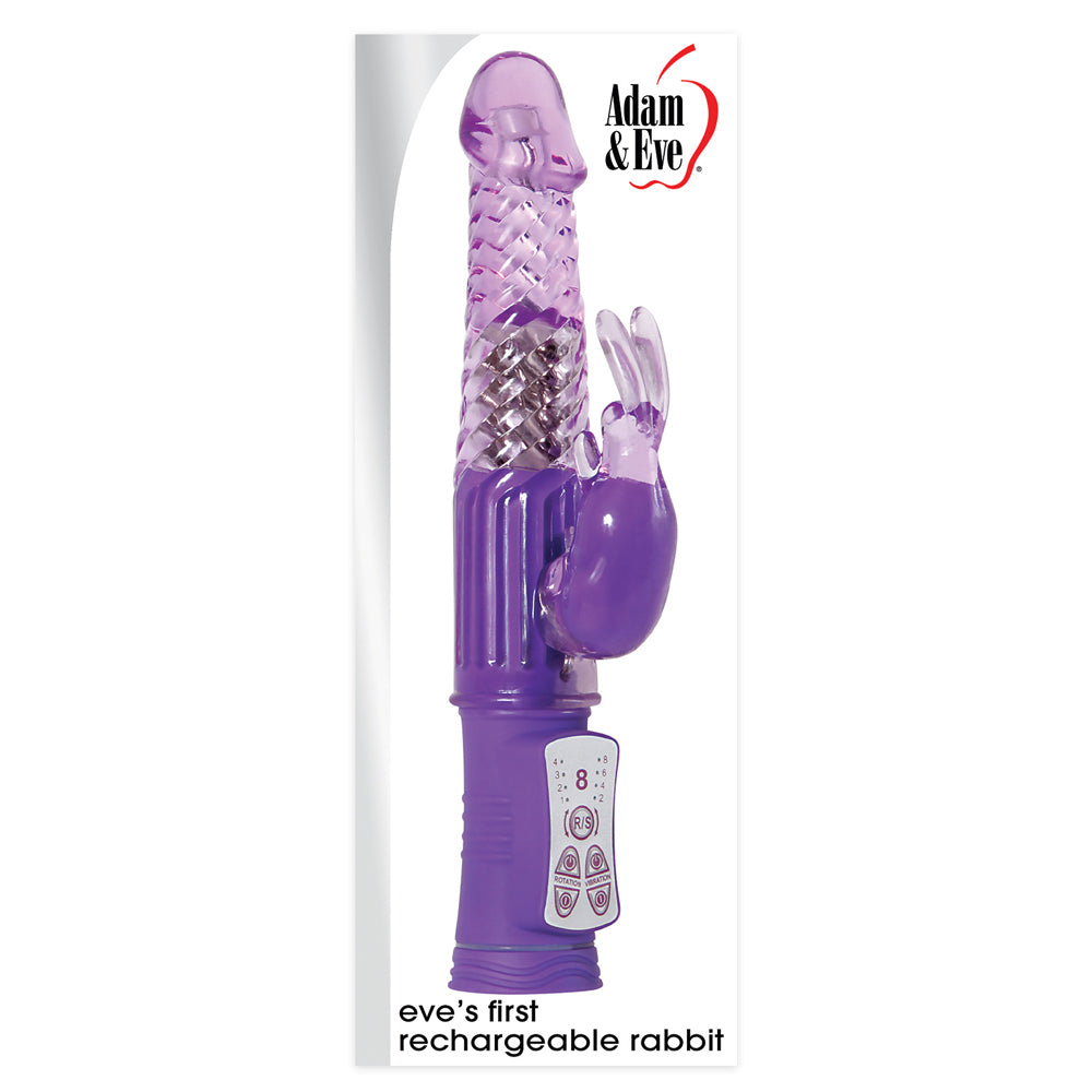 Adam & Eve's First Rechargeable Rotating Beads Rabbit Vibrator Sexyland Adam & Eve's First Rechargeable Rotating Beads Rabbit Vibrator Sexyland