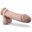 Au Naturel 9.5" Dual-Density Dildo With Suction Cup is safe for anal or vaginal play & has a phallic head + veins in dual-density TPE w/ a firm core & soft outer to feel like a real erection. (3)