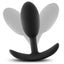 Anal Adventures Vibra Slim Plug With Rolling Weight has a firm core w/ a rolling weight for thrilling internal 'knocking' sensations. Flexible neck.