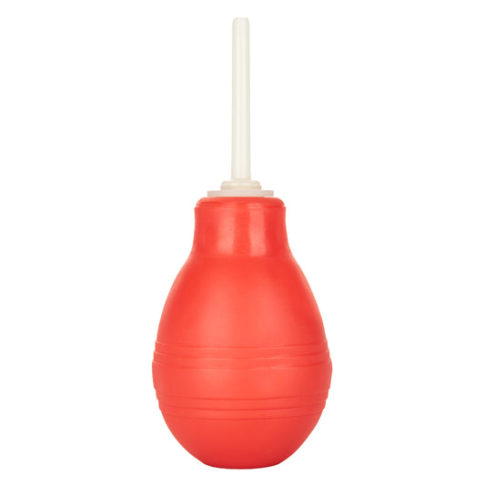 Anal Douche - comes with a soft rubber hand-squeeze bulb & slender leak-free glow-in-the-dark applicator nozzle. Holds up to 210ml. 