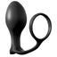 Anal Fantasy Collection Ass-Gasm Cock Ring Butt Plug provides wicked prostate stimulation while trapping blood flow in your penis to keep you harder for longer. 