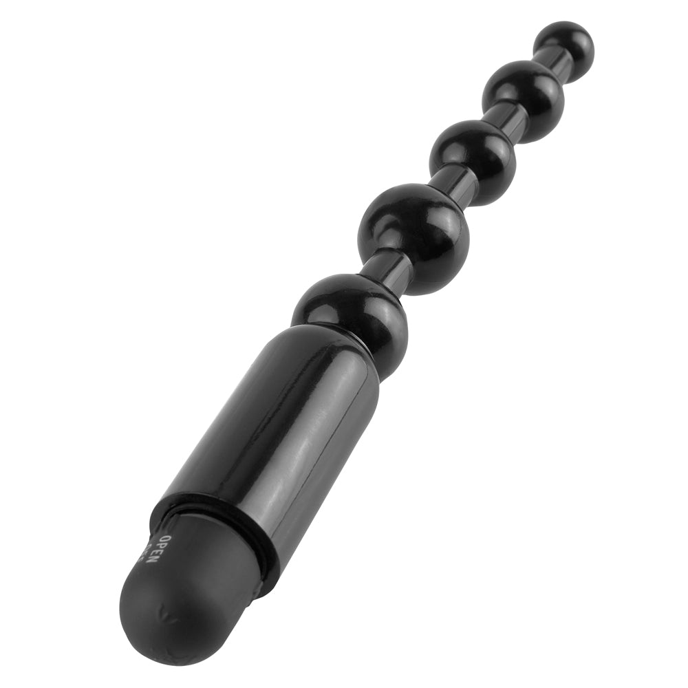 Anal Fantasy Collection - Beginner's Power Beads. Enjoy thrilling anal pressure & pleasure with these graduating butt beads, with discreet but powerful vibration for more stimulation. (2)