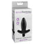 Anal Fantasy Collection Beginner's Vibrating Anal Anchor Plug has multispeed vibrations & a tapered tip for comfortable insertion. Package.