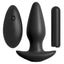  Anal Fantasy Collection Remote Control Silicone Butt Plug includes a bullet vibrator for more stimulation & a wireless remote control that makes exploring anal play as convenient as it is satisfying.
