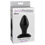 Anal Fantasy Collection Silicone Plug - Large has a bulbous body for that full sensation & a wide stopper base for safe all-day wear & easy removal. Package.