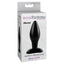 Anal Fantasy Collection Silicone Plug - Medium has a bulbous body for that full sensation & an ergonomic stopper base for safe wear & easy removal. Package.