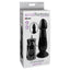 Anal Fantasy Collection Vibrating Thruster Butt Plug has 7 vibrating & 3 thrusting modes w/ a phallic tapered tip, ribbed shaft & suction cup base. Package.