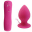 This large butt plug has 7 vibration modes that will fill (and stretch) you with pleasure all night long! Made from waterproof silicone with a suction cup base. Pink2.