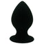 This Aphrodisia - Large Anal Plug is perfect for your filling backdoor play! Made from waterproof silicone with a suction cup base for hands-free riding fun. Black.