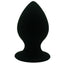 Aphrodisia - Mega Anal Plug has a tapered tip, flared body & suction cup for comfortable insertion & maximum fullness you'll love on flat surfaces. Black.