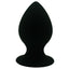 Aphrodisia - XL Anal Plug has a tapered tip, flared body & suction cup for comfortable insertion & a stretched, full feeling you'll love on any surface. Black.