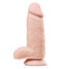 Au Naturel 10" 2.75 Pounder Realistic Dual-Density Dildo is safe for anal or vaginal play & has a ridged head + veins in over 1kg of lifelike dual-density TPE w/ a firm core & soft outer.