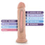 Au Naturel 9.5" Dual-Density Magnum Dong Dildo With Suction Cup has a phallic head & lightly veiny shaft in dual-density TPE w/ a firm core & soft exterior. Features.