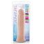 Au Naturel 9.5" Dual-Density Magnum Dong Dildo With Suction Cup has a phallic head & lightly veiny shaft in dual-density TPE w/ a firm core & soft exterior. Package.