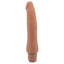 Au Naturel Miguel Latin Dual-Density Penis Vibrator has a ridged phallic head & rippling veins all over its dual-density shaft w/ a firm core & soft outer for a lifelike feeling. (2)