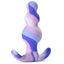 Avant Twilight Platinum-Cured Silicone Rocking Beaded Anal Plug has 3 graduating beads & a StayPut design to prevent slipping out + an AnchorTech cuved rocking base for all-day comfort.