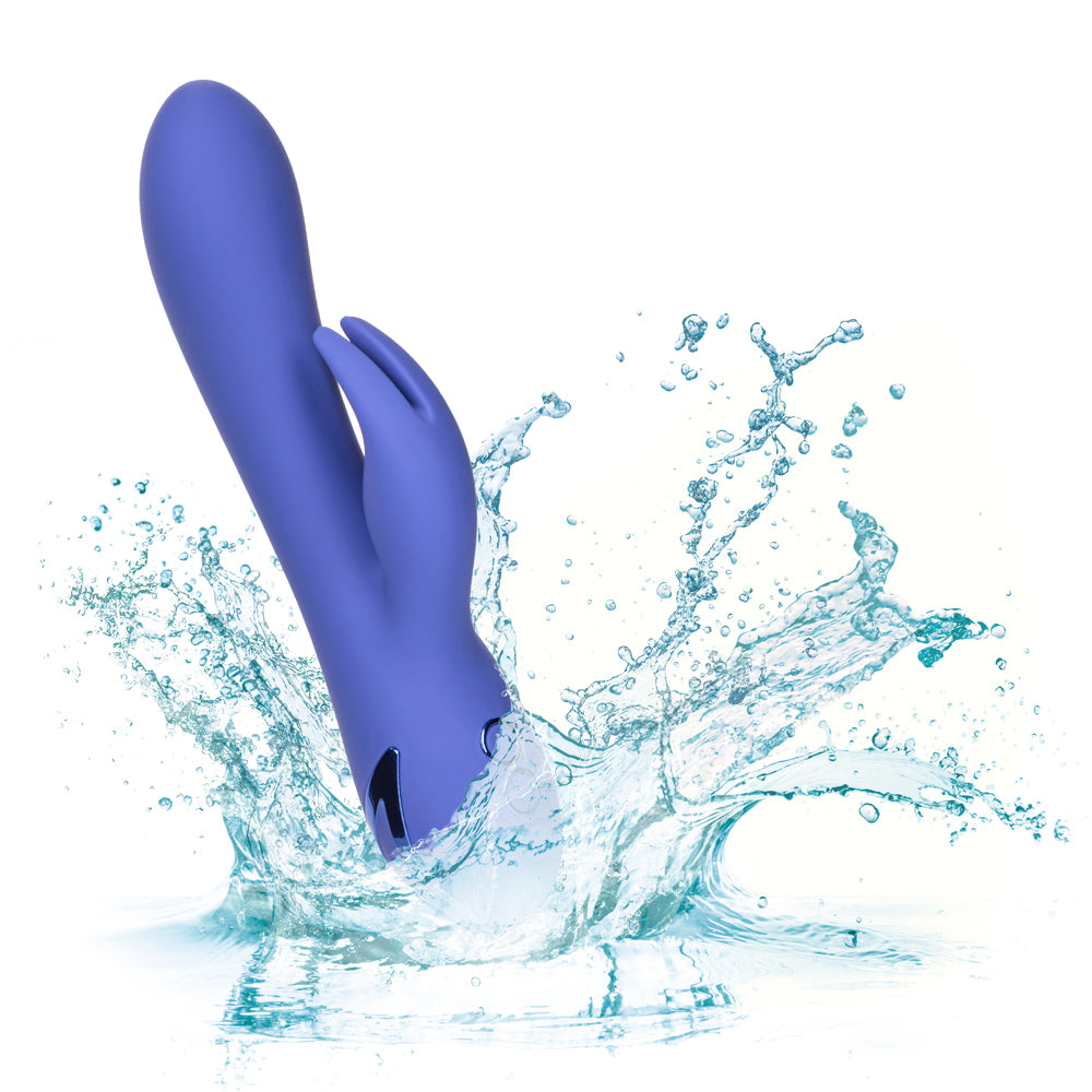 California Dreaming - Beverly Hills Bunny - rabbit vibrator has 3 rotation speeds for the rotating beads in the G-spot shaft & a clitoral bunny teaser with 10 vibration modes. 7