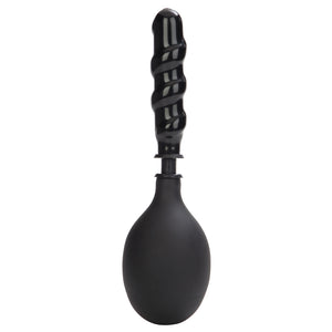 Big Man Cleanser 420ml Anal Douche w/ Spiral Probe - detachable anal douche with refillable hand-squeeze bulb.