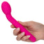 Bliss Liquid Silicone Tulip G-Spot Vibrator has a perfectly curved neck & bulbous head w/ 10 vibration speeds for your G-spot to enjoy. On-hand.
