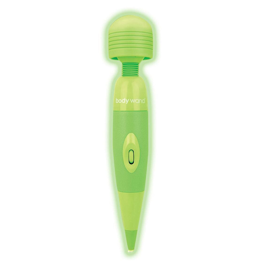 Bodywand Original Glow In The Dark Vibrating Wand Massager - offers quiet, powerful multispeed vibration & plugs into A/C power for endless pleasure.