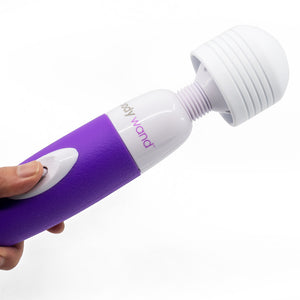 Bodywand Original Vibrating Massager offers quiet, powerful multispeed vibration & plugs into A/C power for endless joy. Purple-on hand.