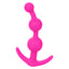 Booty Call Booty Beads -  trio of anal beads has a rocking base for safe & easy removal. Pink