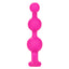 Booty Call Booty Beads - trio of anal beads has a rocking base for safe & easy removal. Pink 2