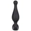 Booty Call Booty Rocker Anal Plug - round bead tip for smooth insertion & a curved rocking base that doubles as a retrieval handle. Black. (2)