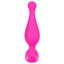 Booty Call Booty Rocker Anal Plug - round bead tip for smooth insertion & a curved rocking base that doubles as a retrieval handle. Pink. (2)