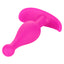 Booty Call Booty Rocker Anal Plug - round bead tip for smooth insertion & a curved rocking base that doubles as a retrieval handle. Pink. (4)