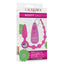 Booty Call Booty Double Dare Vibrating Anal Plug & Beads - dual-ended tapered butt plug w/ attached graduating anal beads & a multi-speed bullet vibrator. Pink 6