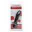 Booty Call Booty Rocket Vibrating Anal Probe - 10 func w/ a bulbous tapered tip & flared stopper ridge/handle. Black, package