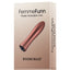 FemmeFunne - Bougie Bullet - anodised aluminium bullet vibrator has 20 vibration modes + Boost Mode, memory function. Rose Gold, box