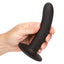 Boundless 6" Smooth Dong - solid curved shaft w/ a smooth round tip for easy insertion & a suction cup base. Black 2