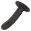 Boundless 6" Smooth Dong - solid curved shaft w/ a smooth round tip for easy insertion & a suction cup base. Black 6