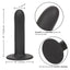 Boundless 6" Smooth Dong - solid curved shaft w/ a smooth round tip for easy insertion & a suction cup base. Black 8