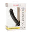 Boundless 6" Smooth Dong - solid curved shaft w/ a smooth round tip for easy insertion & a suction cup base. Black 9