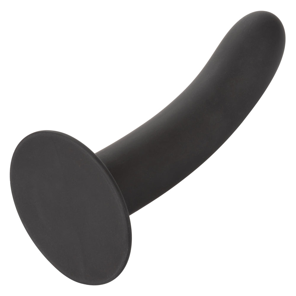 Boundless 7" Smooth Dong - solid angled shaft w/ smooth round tip for easy insertion & a harness-compatible suction cup base. Black 5