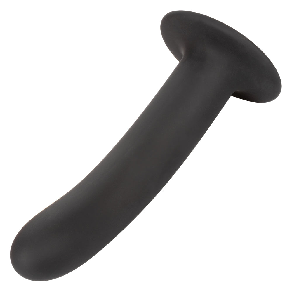 Boundless 7" Smooth Dong - solid angled shaft w/ smooth round tip for easy insertion & a harness-compatible suction cup base. Black 6