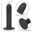 Boundless 7" Smooth Dong - solid angled shaft w/ smooth round tip for easy insertion & a harness-compatible suction cup base. Black 8